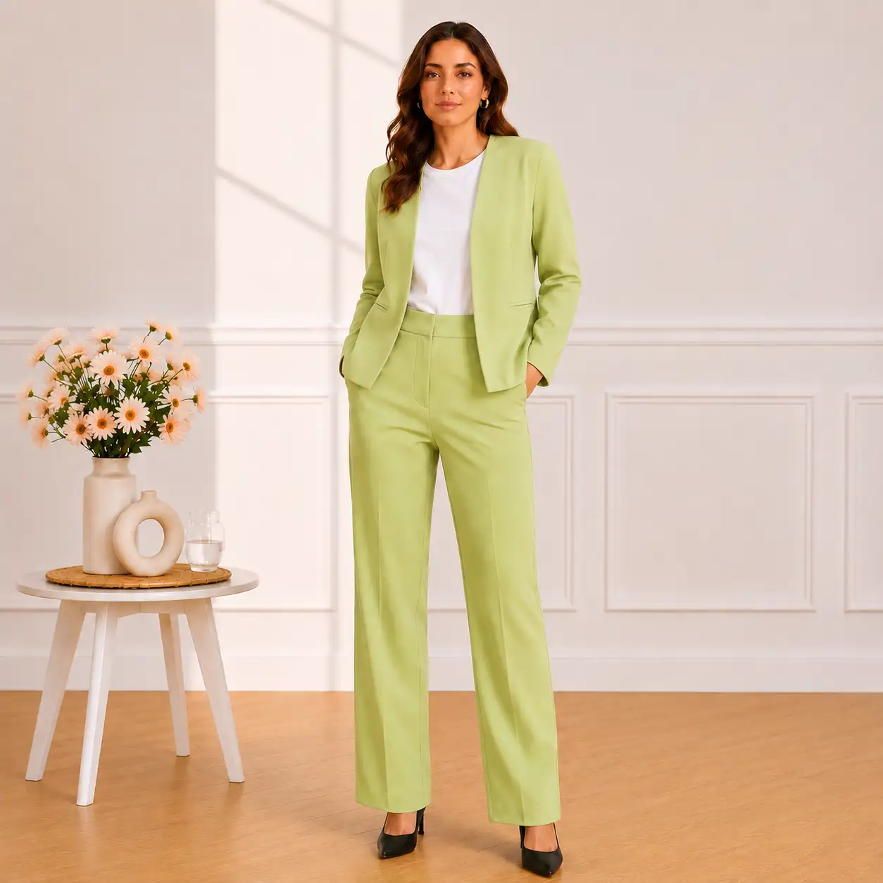 Blazer Vert Amande 78906